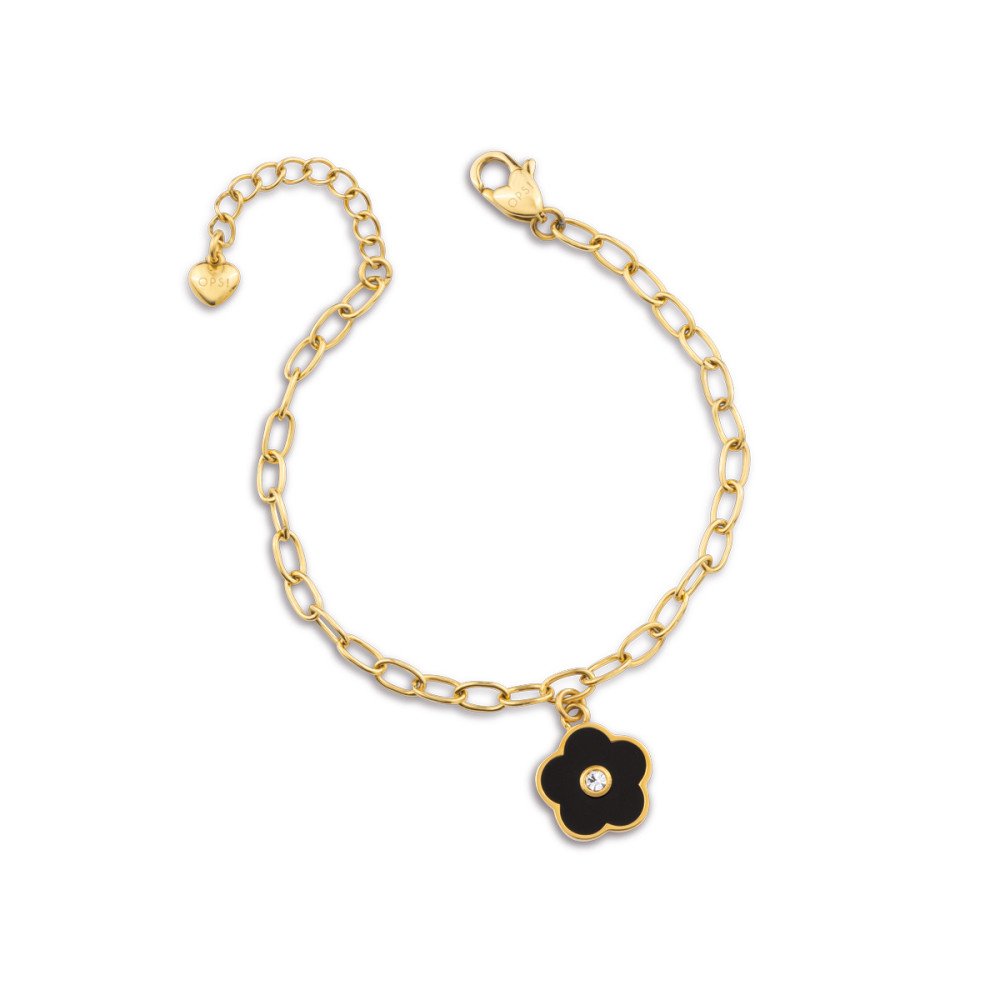 BLOOM bracciale pendente fiore smaltato - opsbr-825