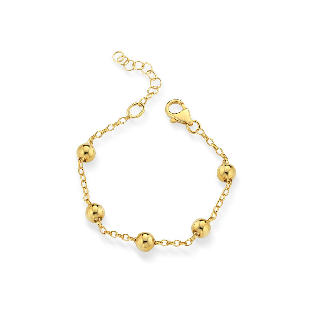 MARGARET bracciale oro giallo con sfere - ops-lux109