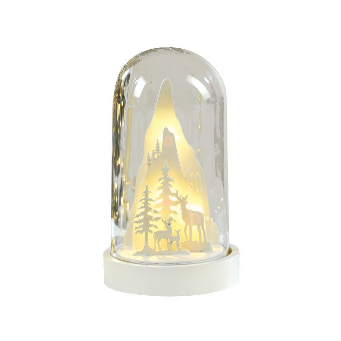 Campana led in vetro - bianco - 20qc794