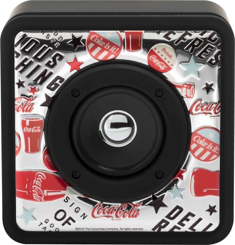 Sound touch cube - coca-cola® 16,5x8cm Altezza 16,5cm - nero/ag - american style - 0.02150