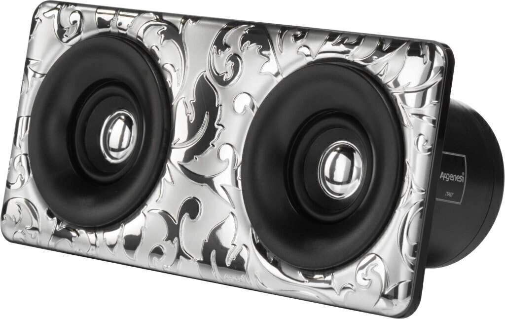 Sound wireless - arabesque 24x8cm Altezza 11cm - nero/argento999 - 0.02179