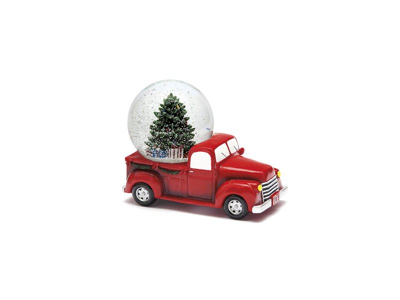 Snowball resina con carillon christmas car cm 21x17 multi - b6499