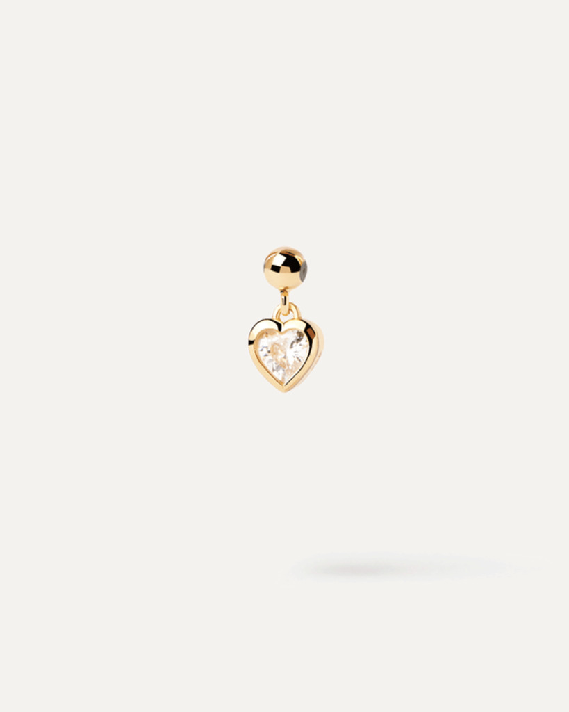 Charm Mini Cuore - Argento placcato oro 18K - ch01-116-u